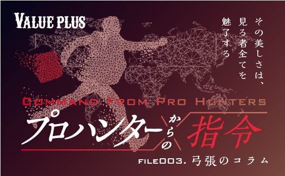 FILE003 弓張のコラム『プロハンターからの指令』Valueplus