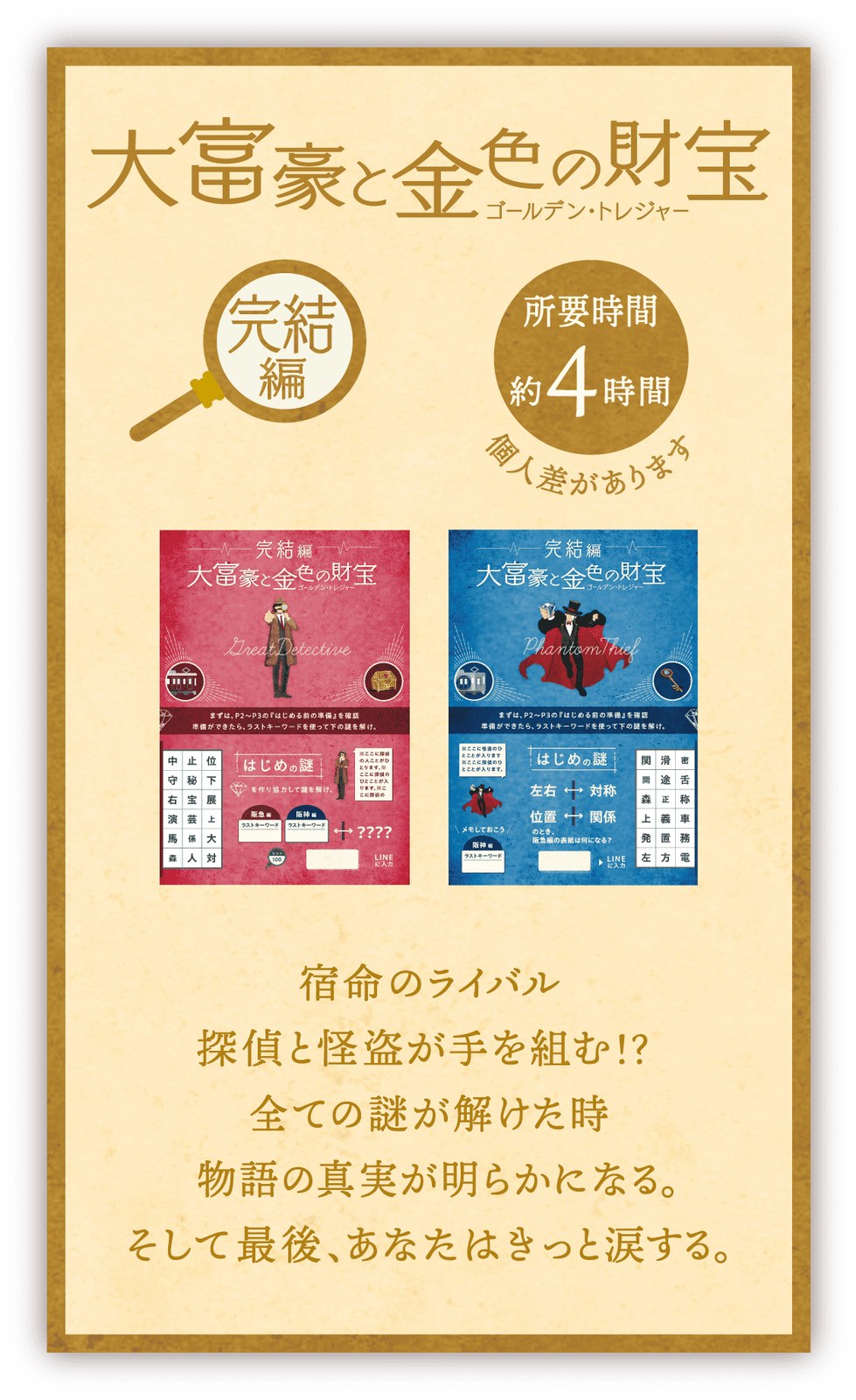 完結編：大富豪と金色の財宝