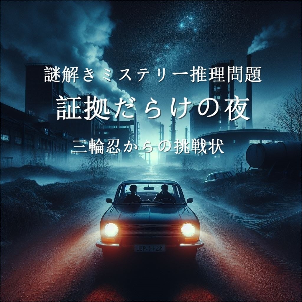 謎解きミステリー推理問題 証拠だらけの夜