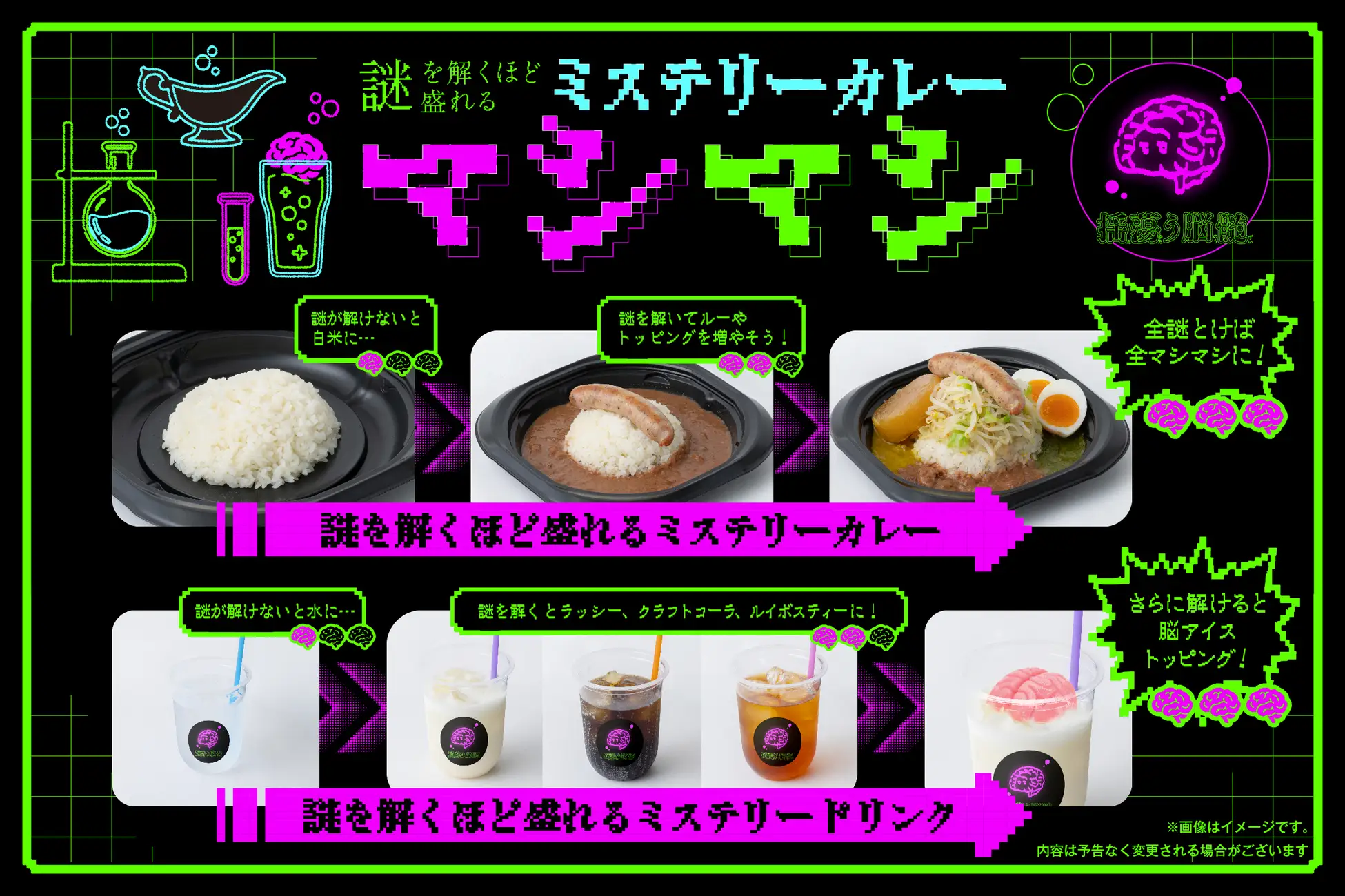 謎を解くほど盛れる ミステリーカレーマシマシ