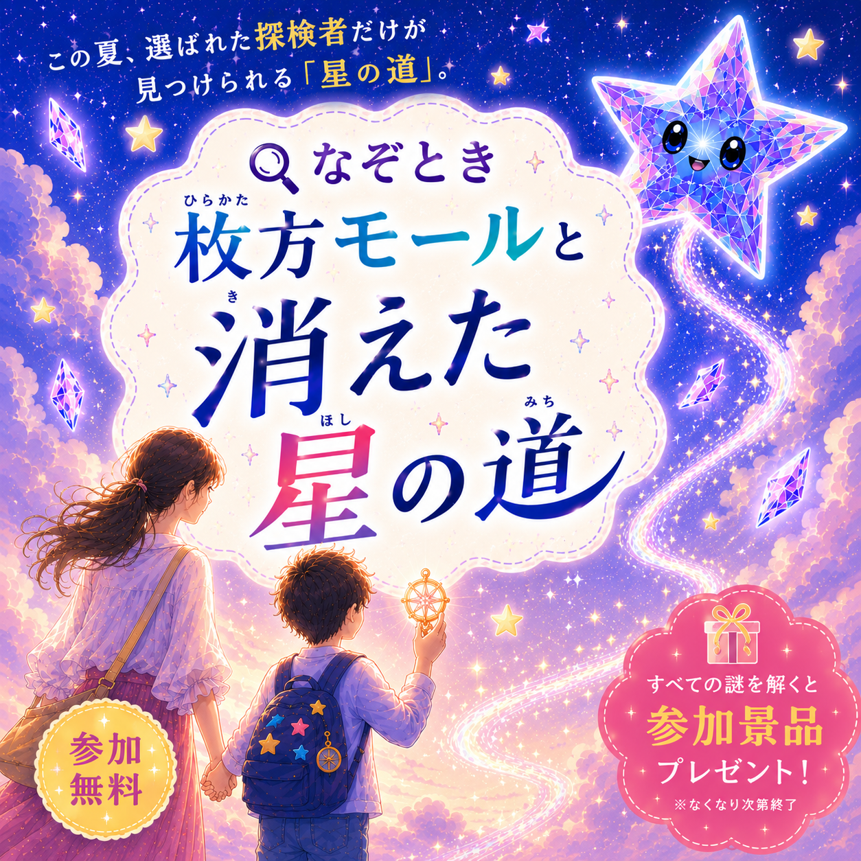 【nazo.com】枚方モールと消えた星の道 - 大阪府の周遊型