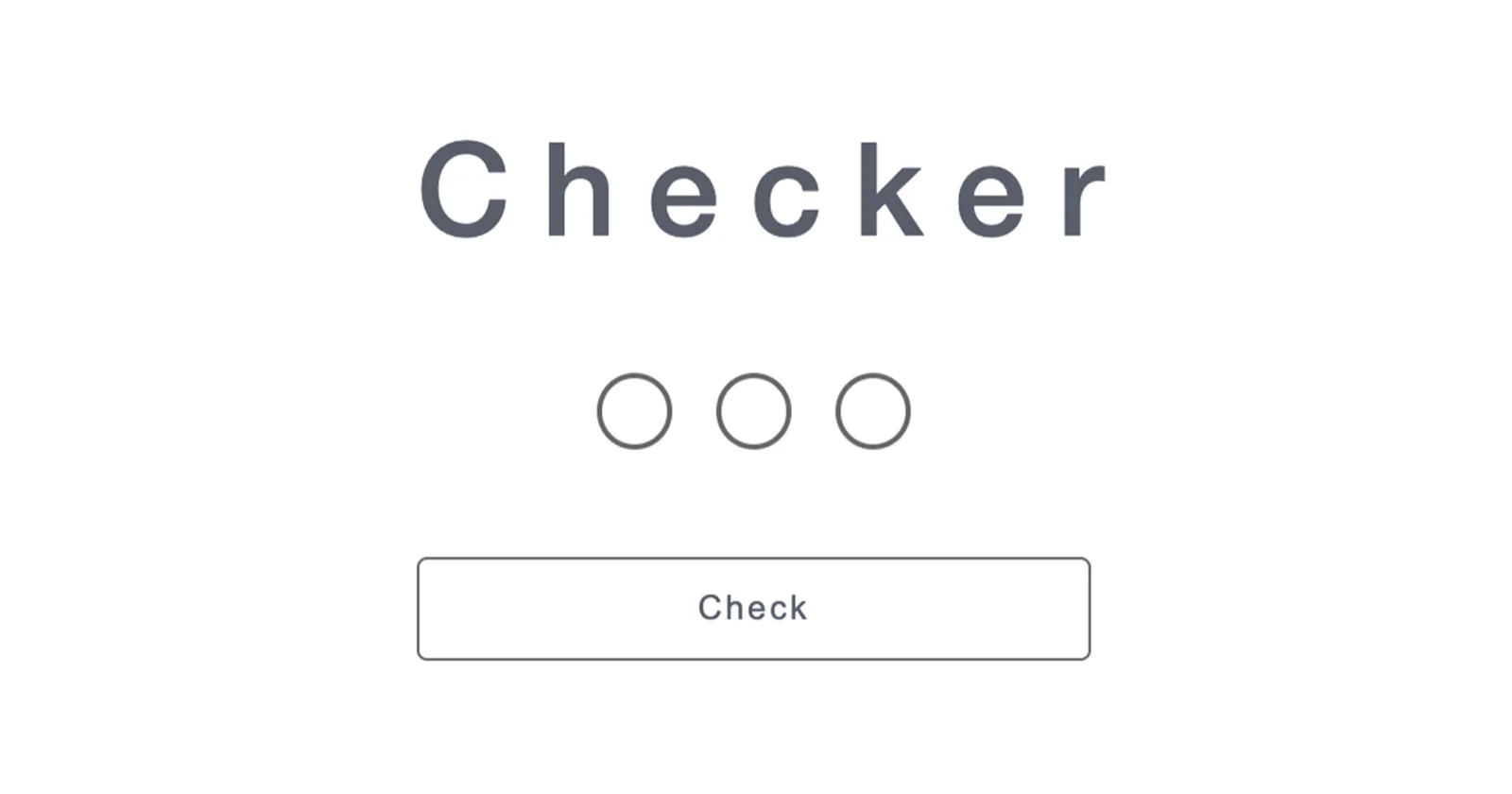 WEB謎「Checker」