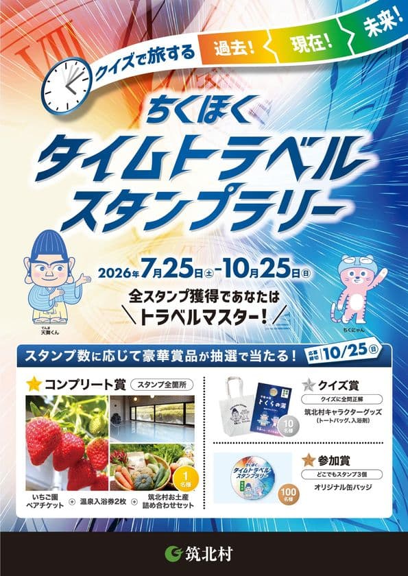 ちくほくタイムトラベルスタンプラリー - 長野県の周遊型