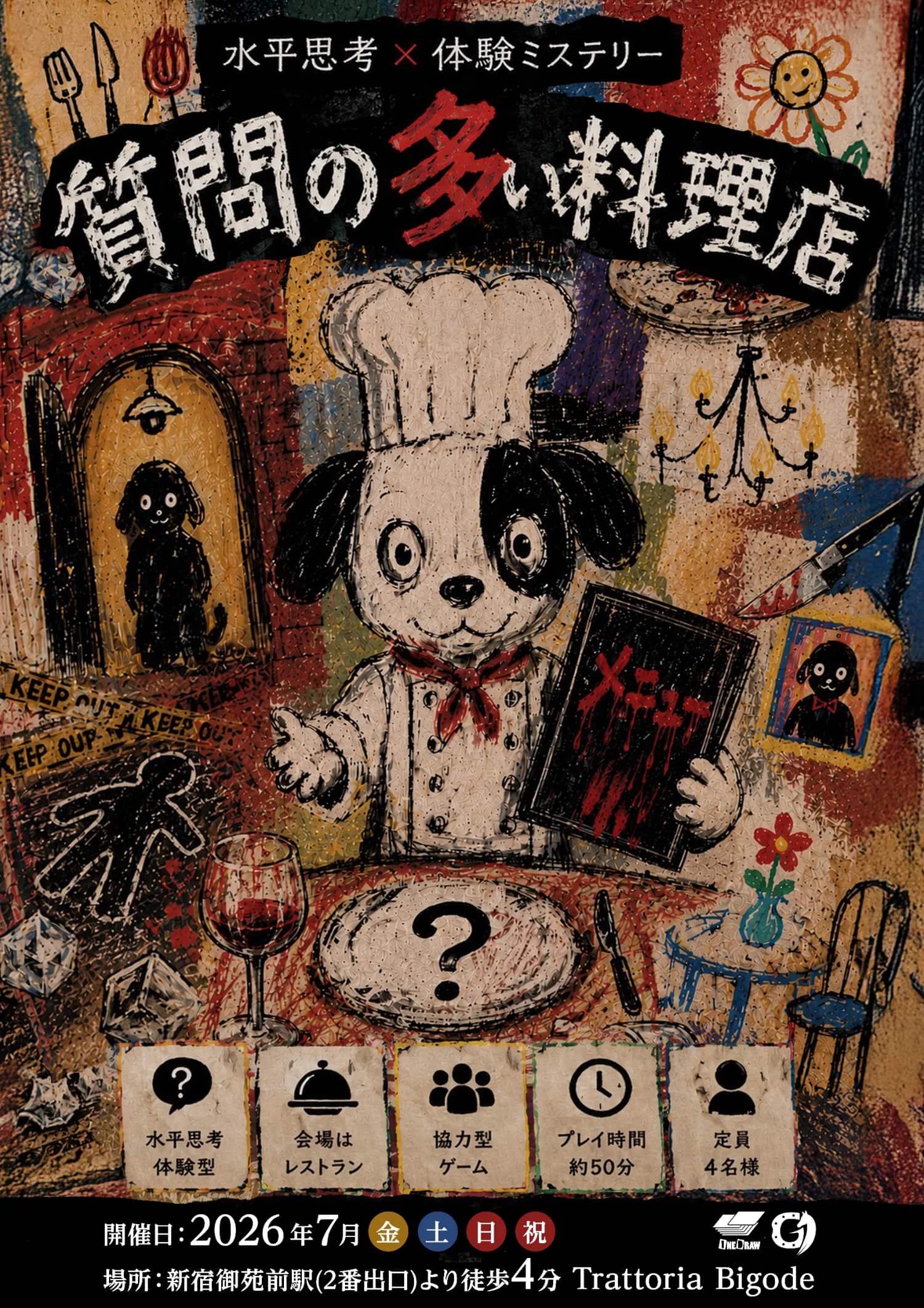 質問の多い料理店