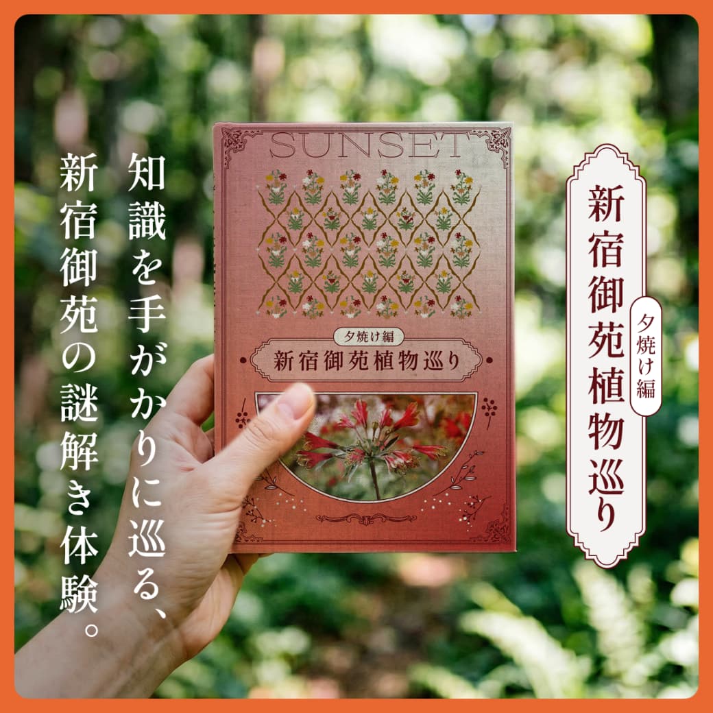 新宿御苑植物巡り 夕焼け編
