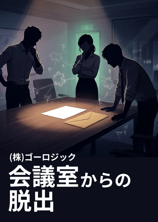 【(株)東風社】(株)ゴーロジック 会議室からの脱出 ~ 謎解き×いつの間にかちょいロジシン(ロジカルシンキング) - 東京都の推理・ミステリー