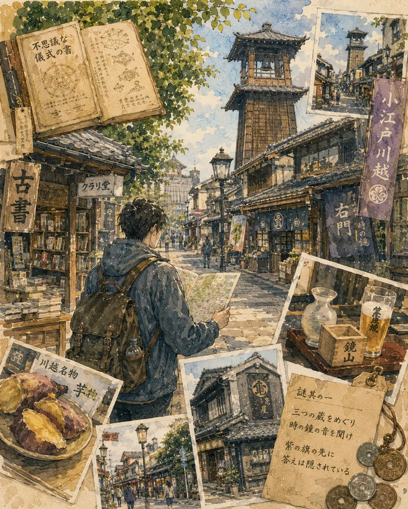 川越ナゾトキ奇譚　城下に漂う記憶と不思議な儀式のナゾ活写真