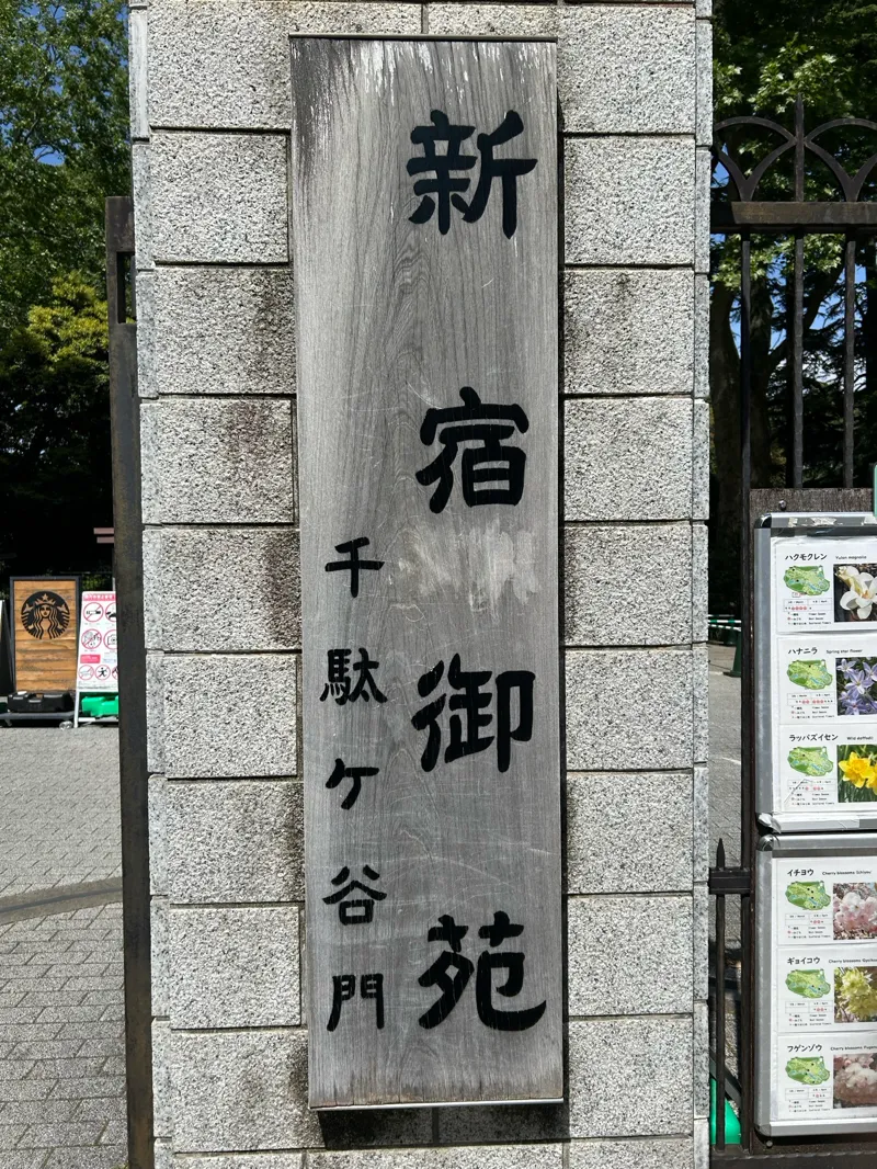 新宿御苑植物巡り 朝焼け編のナゾ活写真