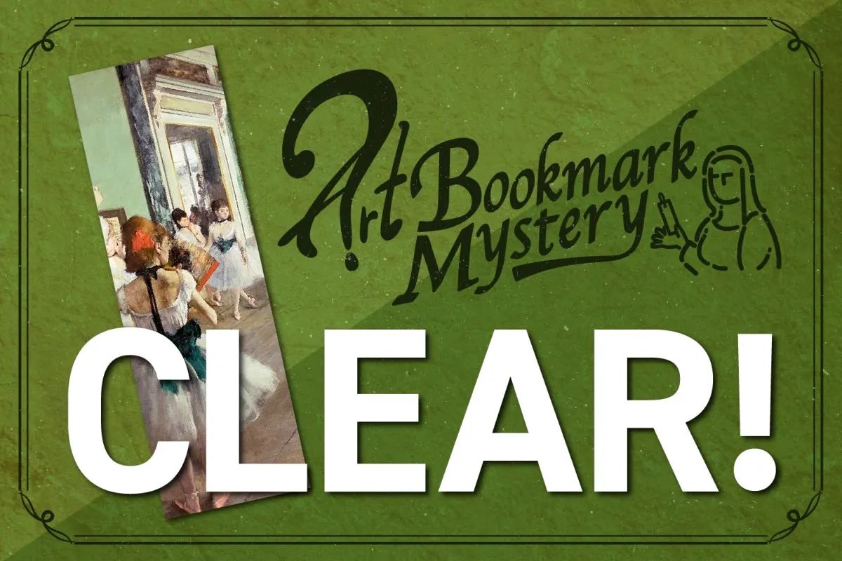しおり謎vol.3　ドガ「バレエのレッスン」-Art Bookmark Mystery-のナゾ活写真