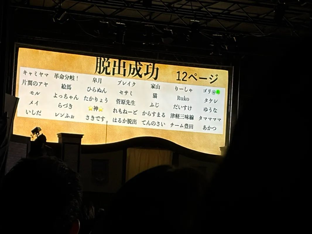 『夜の魔法学校からの脱出』のナゾ活写真