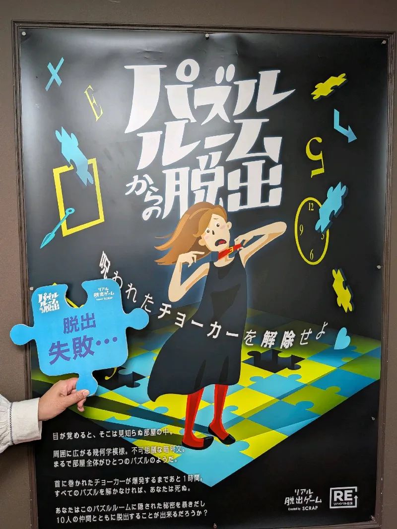 パズルルームからの脱出のナゾ活写真