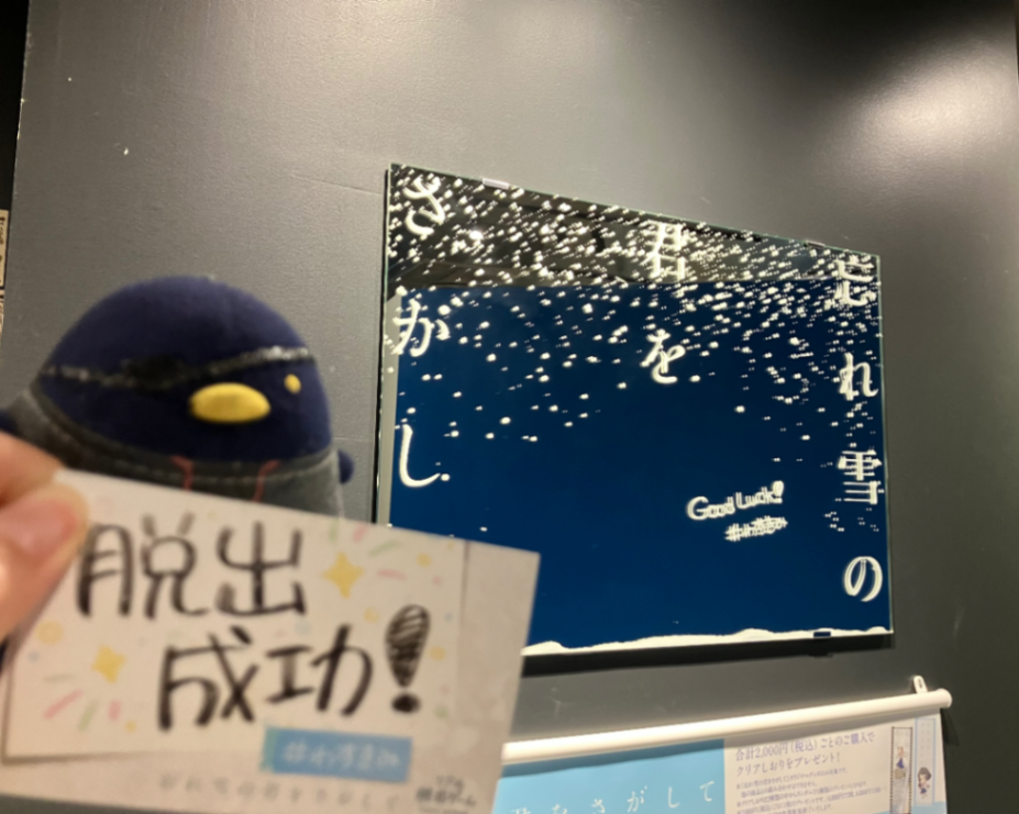 忘れ雪の君をさがしてのナゾ活写真