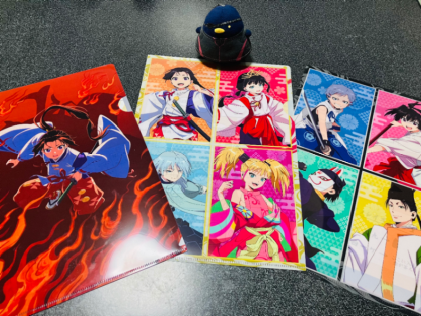 リアル脱出ゲーム×逃げ上手の若君『鬼々迫る戦場からの脱出』謎付きクリアファイルセットのナゾ活写真