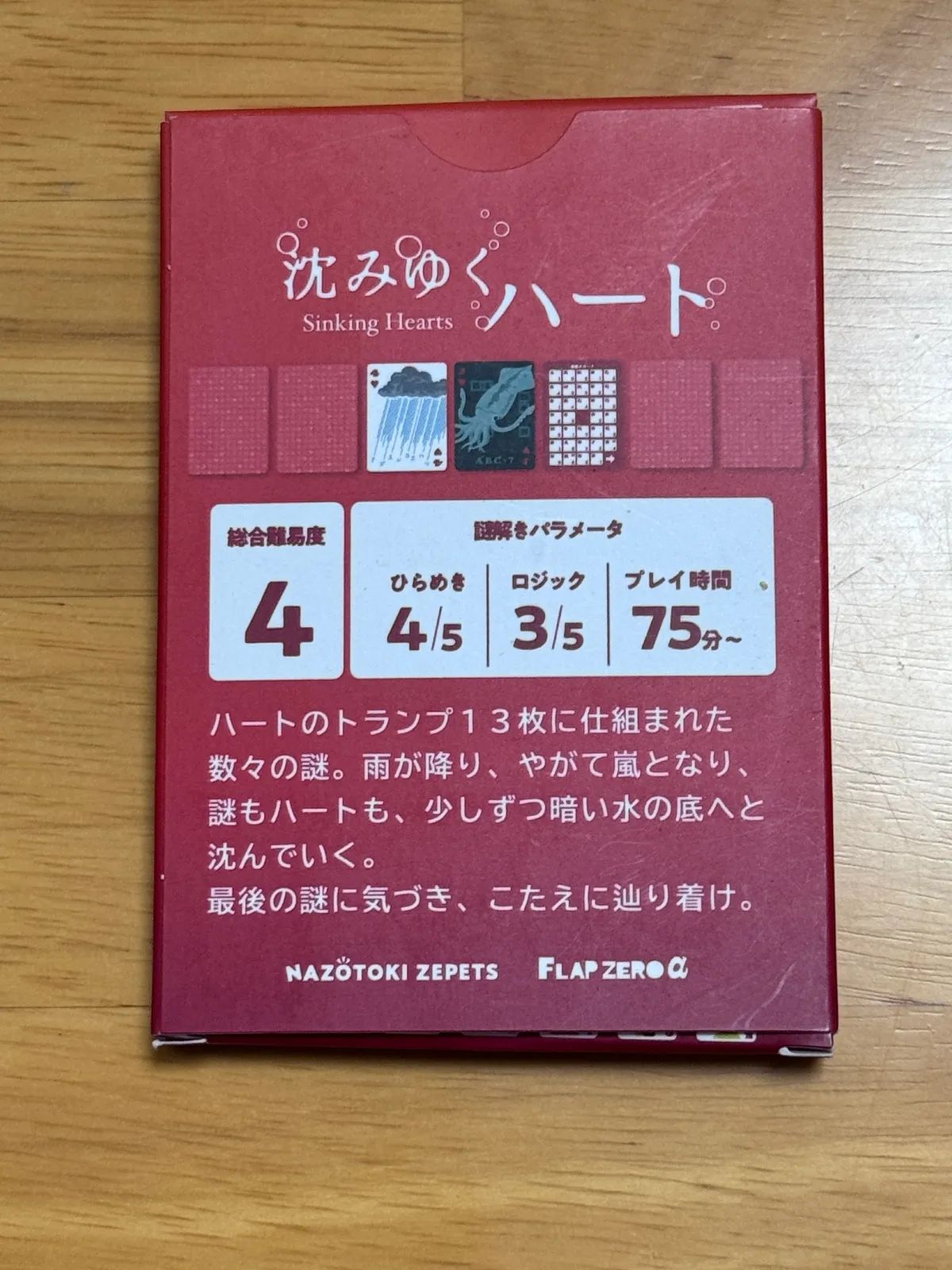 沈みゆくハートのナゾ活写真