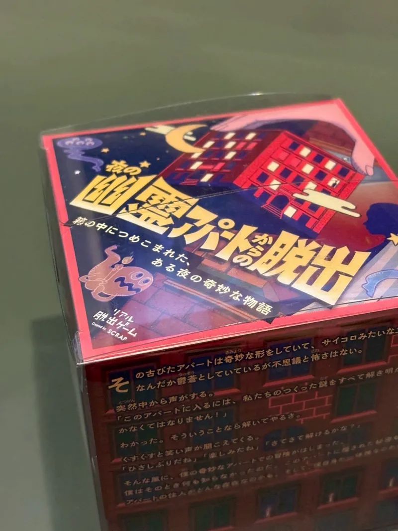 夜の幽霊アパートからの脱出のナゾ活写真
