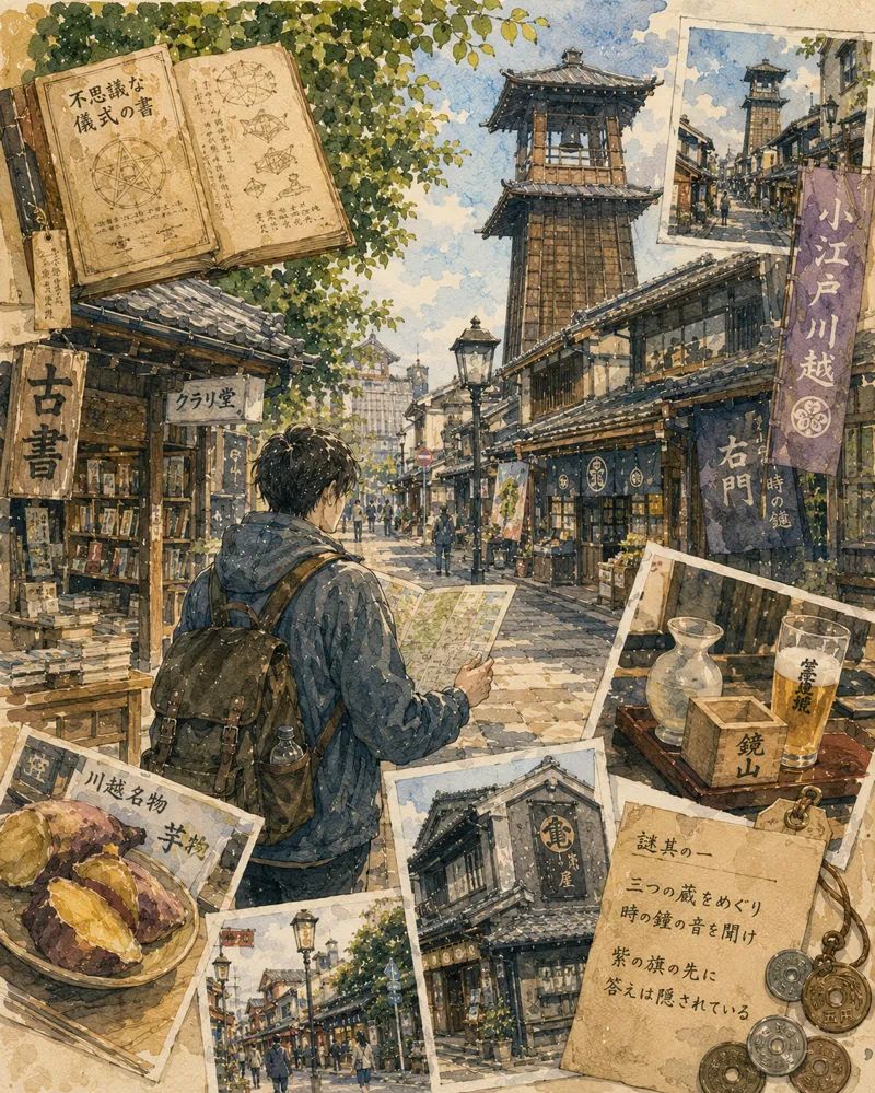 川越ナゾトキ奇譚　城下に漂う記憶と不思議な儀式のナゾ活写真